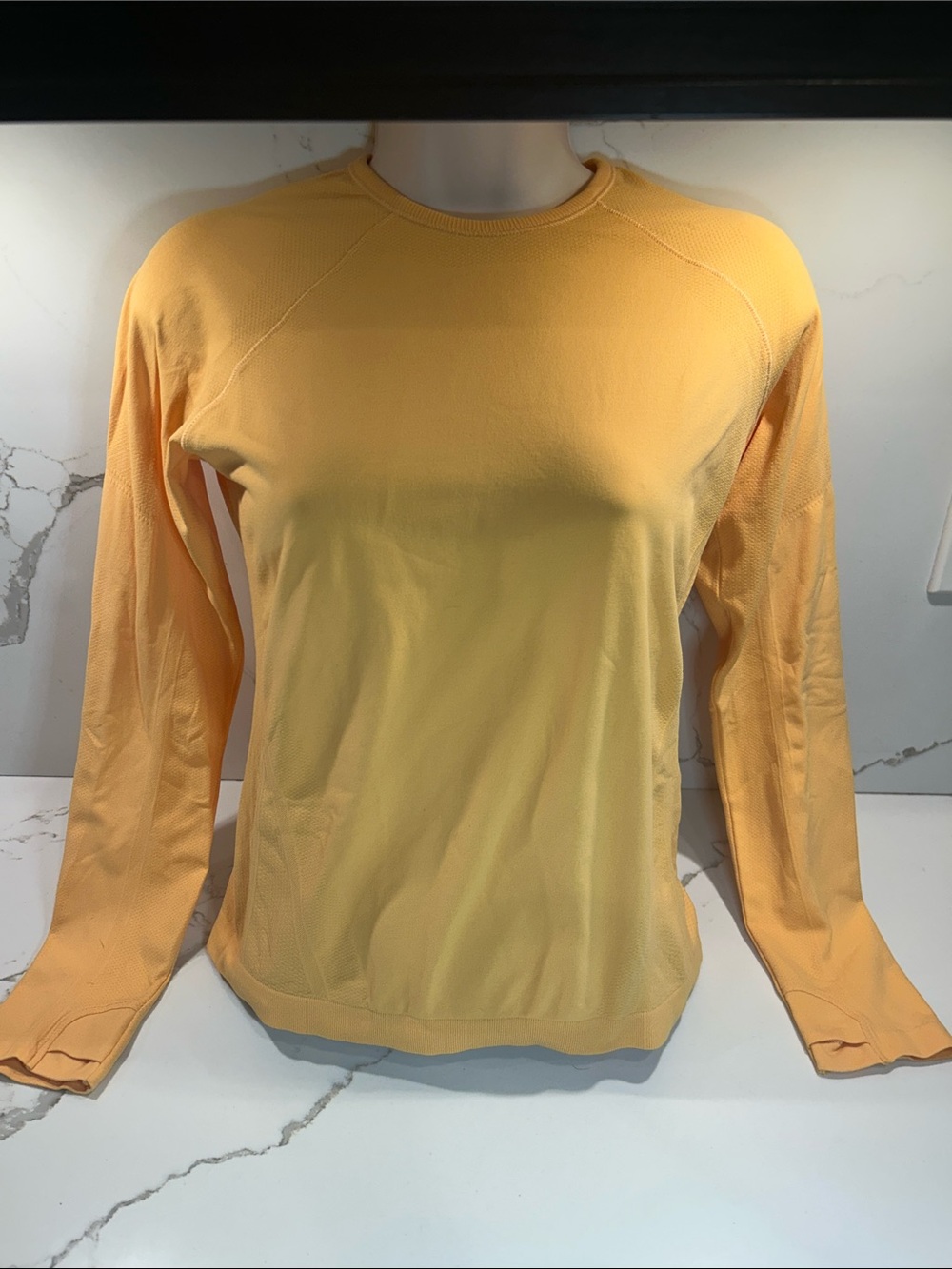 Athleta Girl Crewneck Soft long sleeve in tangerine